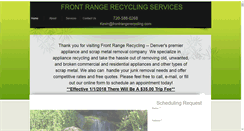 Desktop Screenshot of frontrangerecycling.com